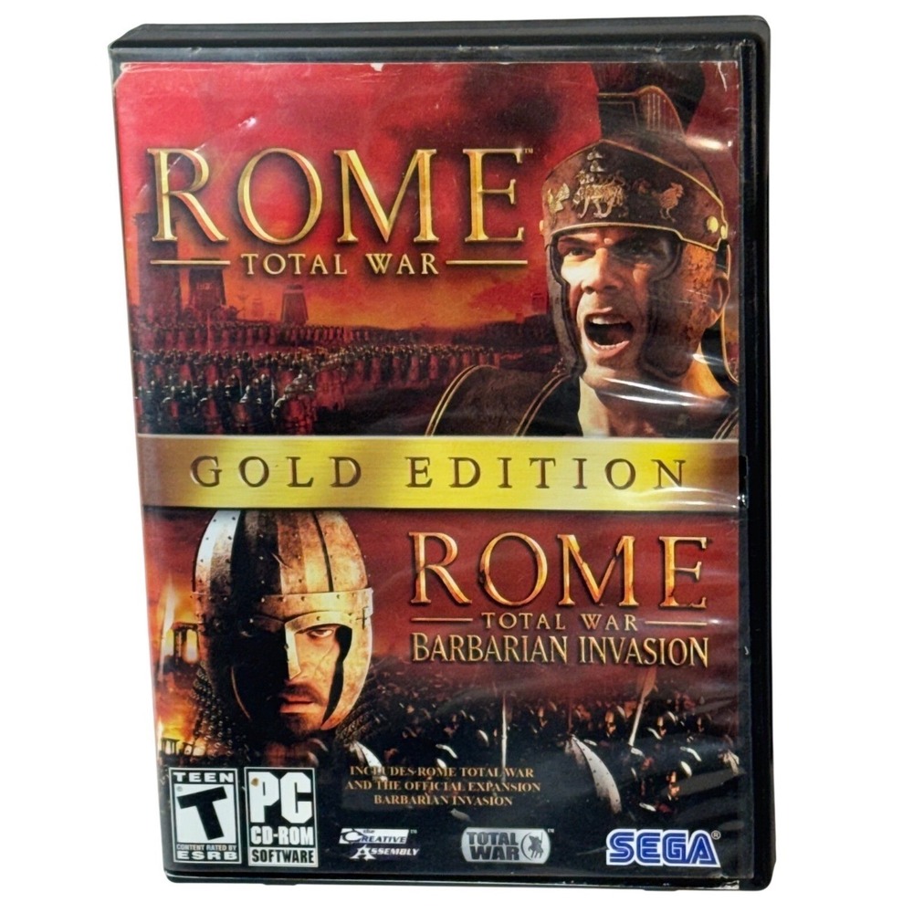 Rome: Total War Gold Edition Barbarian Invasion - PC - Complete